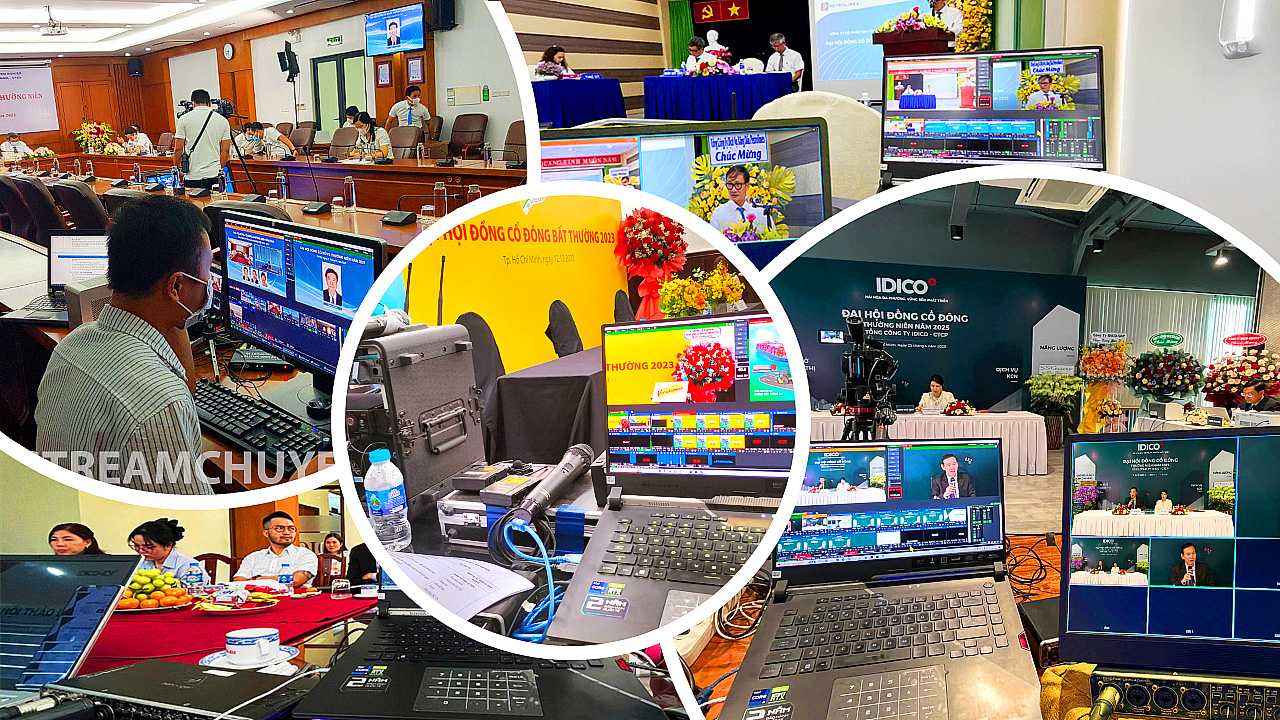 Dịch vụ Livestream Họp Trực Tuyến Chuyên Nghiệp | Truyền Thông Sài Gòn HD