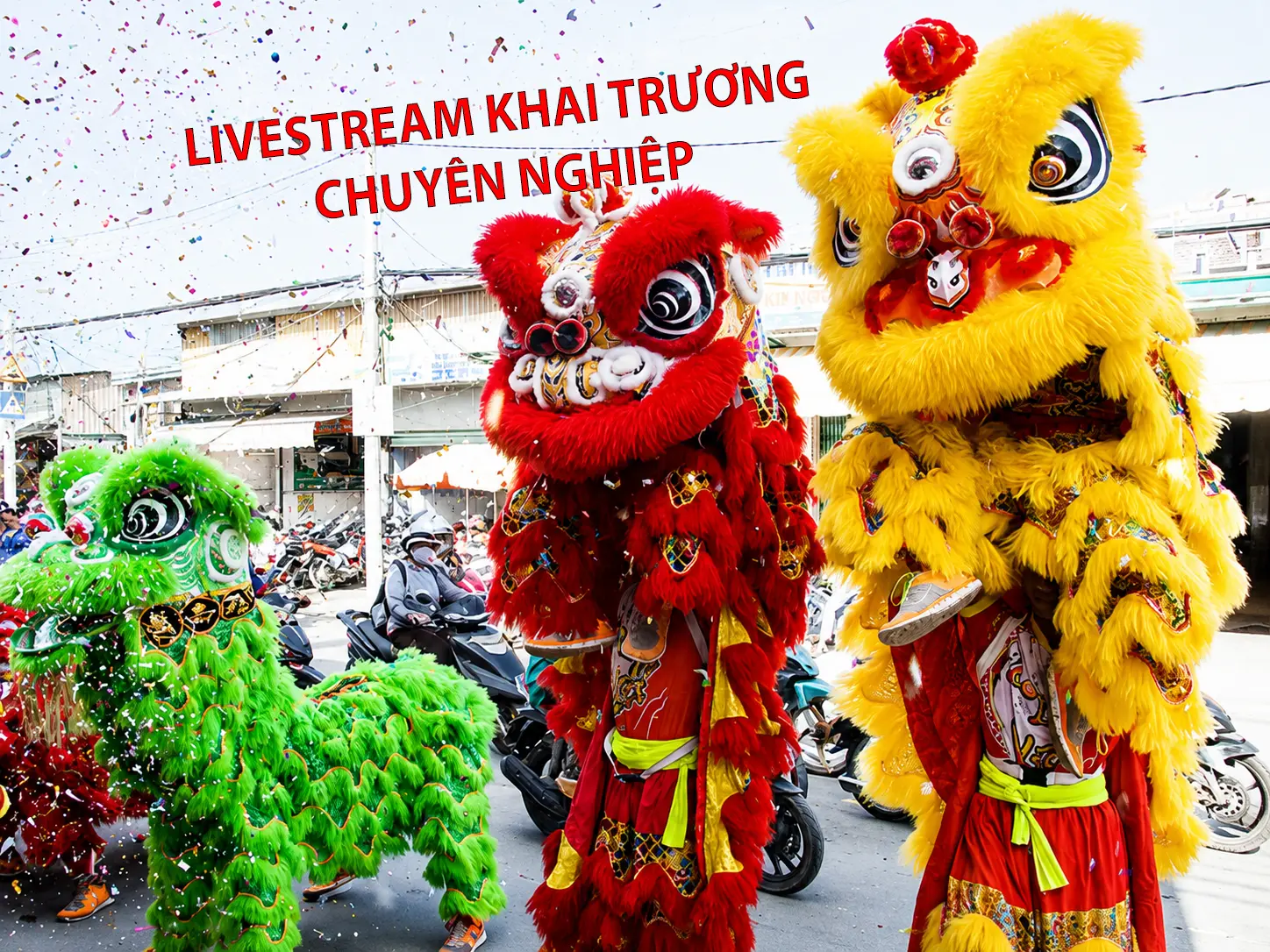 dịch vụ livestream khai trương