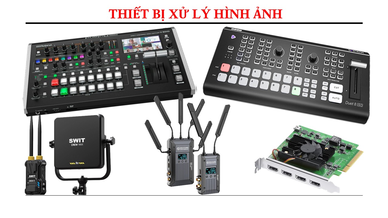 Thiết bị livestream chuyên nghiệp tại Truyền Thông Sài Gòn HD